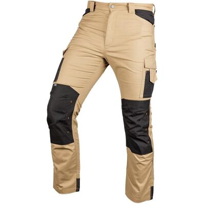 Topex, Arbeitshose, Mix&Match Arbeitshose, Canvas, Cordura-Verstärkungen, beige und schwarz, Grösse XXL (XXL) Topex, Arbeitshose, Mix&Match Arbeitshose, Canvas, Cordura-Verstärkungen, beige und schwarz, Grösse XXL (XXL)