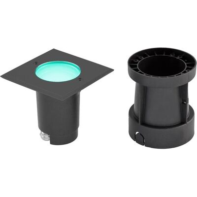 EVN, Gartenbeleuchtung, 679461A89902 anthrazit RGBWBodeneinbaustrahler IP678W, anthrazit 230V, Abstr 120 (330 lm, IP67) EVN, Gartenbeleuchtung, 679461A89902 anthrazit RGBWBodeneinbaustrahler IP678W, anthrazit 230V, Abstr 120 (330 lm, IP67)