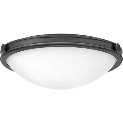 Elstead Lighting, Wandleuchte + Deckenleuchte, Elstead Collier Deckenleuchte E27 3-fach Schwarzes Oxid Glas klar mit Luftbläschen (E27) Elstead Lighting, Wandleuchte + Deckenleuchte, Elstead Collier Deckenleuchte E27 3-fach Schwarzes Oxid Glas klar mit Luftbläschen (E27)