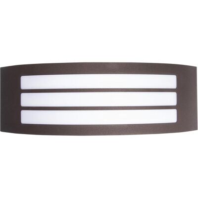 Nova Luce, Gartenbeleuchtung, ZENITH Wandleuchte E27 Braun 12W IP44 30,5x9x10,5cm dimmbar 713114 (E27, IP44) Nova Luce, Gartenbeleuchtung, ZENITH Wandleuchte E27 Braun 12W IP44 30,5x9x10,5cm dimmbar 713114 (E27, IP44)