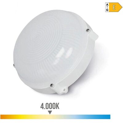 EDM, Gartenbeleuchtung, White rounded outdoor wall led light 12w ip65 4000k daylight ø19.2x7.2cm (1080 lm, IP65) EDM, Gartenbeleuchtung, White rounded outdoor wall led light 12w ip65 4000k daylight ø19.2x7.2cm (1080 lm, IP65)