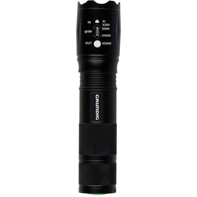 Grundig Taschenlampe, Taschenlampe 1W LED 80lm Zoom (12.50 cm, 80 lm) Grundig Taschenlampe, Taschenlampe 1W LED 80lm Zoom (12.50 cm, 80 lm)