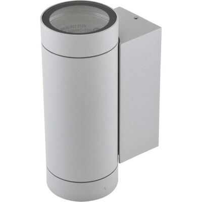 EVN 637214N Wandleuchte - IP54, 2x11W GU10, Silber EVN 637214N Wandleuchte - IP54, 2x11W GU10, Silber