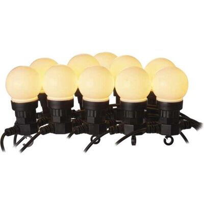 Trio, Lichterkette, LED Lichterkette – 10x Partylichter milchig, 5 m, Aussen und Innen, warmweiss (5 m) Trio, Lichterkette, LED Lichterkette – 10x Partylichter milchig, 5 m, Aussen und Innen, warmweiss (5 m)