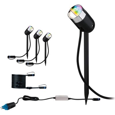 Paulmann, Gartenbeleuchtung, Outdoor Plug & Shine Pike Starterset (170 lm, IP44) Paulmann, Gartenbeleuchtung, Outdoor Plug & Shine Pike Starterset (170 lm, IP44)