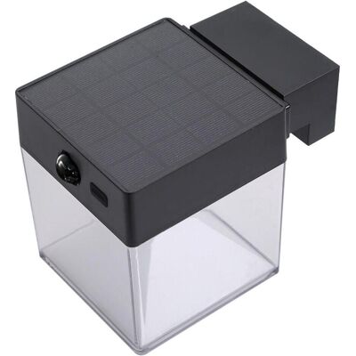 EDM, Gartenbeleuchtung, Wandleuchte 31831 Schwarz Polycarbonat ABS 4 W 500 lm Solar (3000 K) (5000 K) (4000 K) (500 lm, IP54) EDM, Gartenbeleuchtung, Wandleuchte 31831 Schwarz Polycarbonat ABS 4 W 500 lm Solar (3000 K) (5000 K) (4000 K) (500 lm, IP54)