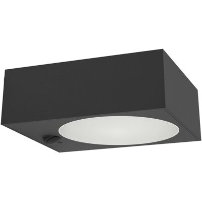 EGLO, Gartenbeleuchtung, Darfano Wandlamp Buiten - Sensor - SOLAR - 14.5 cm - Zwart - Dimbaar (934 lm, IP54) EGLO, Gartenbeleuchtung, Darfano Wandlamp Buiten - Sensor - SOLAR - 14.5 cm - Zwart - Dimbaar (934 lm, IP54)
