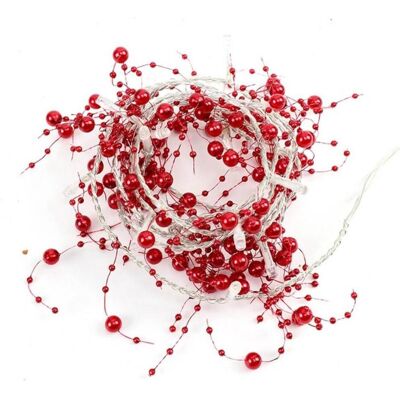 Cover-Discount, Lichterkette, Weihnachtliche Lichterkette LED mit Kunst-Perlen (3 m) Cover-Discount, Lichterkette, Weihnachtliche Lichterkette LED mit Kunst-Perlen (3 m)
