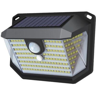 Luxula LX-LXSO400120 Solar-Wandleuchte - PIR-Sensor, 3 Modi, IP44 Luxula LX-LXSO400120 Solar-Wandleuchte - PIR-Sensor, 3 Modi, IP44