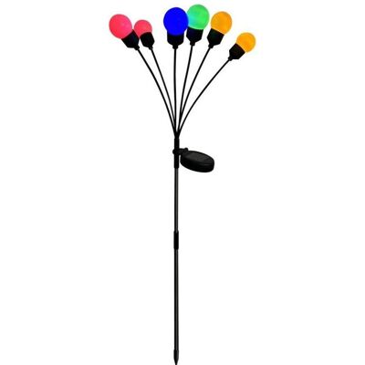 Saska Garden, Gartenbeleuchtung, Lampa Solarna Tańczące Na Wietrze Kuleczki Kolorowe 6 LED 75cm XXL (IP44) Saska Garden, Gartenbeleuchtung, Lampa Solarna Tańczące Na Wietrze Kuleczki Kolorowe 6 LED 75cm XXL (IP44)