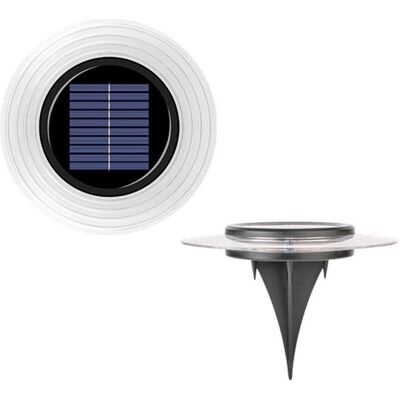 Saska Garden, Gartenbeleuchtung, Oprawa schodowa LAMPA SOLARNA DYSKOWA 28 LED DO WBICIA W GRUNT LUB MONTAŻU NA ŚCIANIE (IP44) Saska Garden, Gartenbeleuchtung, Oprawa schodowa LAMPA SOLARNA DYSKOWA 28 LED DO WBICIA W GRUNT LUB MONTAŻU NA ŚCIANIE (IP44)