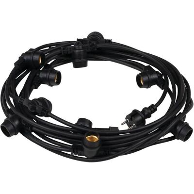 Kanlux, Gartenbeleuchtung, GRL Lichtgirlande E27 Schwarz 10x IP44 35754 (E27, IP44) Kanlux, Gartenbeleuchtung, GRL Lichtgirlande E27 Schwarz 10x IP44 35754 (E27, IP44)