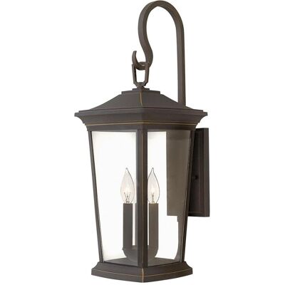 Elstead Lighting Garten Zone Malvern 2-Licht Wandleuchte - Schwarz Elstead Lighting Garten Zone Malvern 2-Licht Wandleuchte - Schwarz