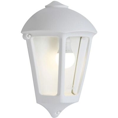 Fumagalli, Gartenbeleuchtung, Wall lantern giulio, clear, e27, white, 265 x 135 x 375 mm (E27, IP55) Fumagalli, Gartenbeleuchtung, Wall lantern giulio, clear, e27, white, 265 x 135 x 375 mm (E27, IP55)