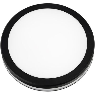 Luxula, Wandleuchte + Deckenleuchte, LED-Deckenleuchte, 30W, EEK: F, 3000lm, CCT, IP65, schwarz/weiss (3000 lm) Luxula, Wandleuchte + Deckenleuchte, LED-Deckenleuchte, 30W, EEK: F, 3000lm, CCT, IP65, schwarz/weiss (3000 lm)