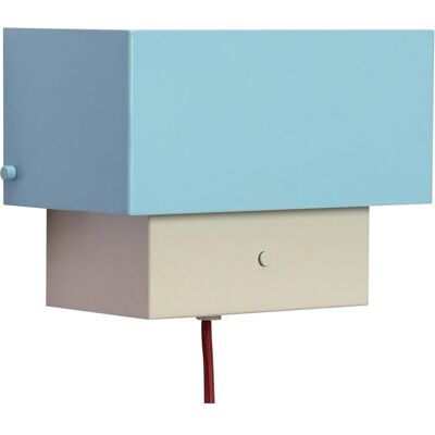Hübsch, Wandleuchte + Deckenleuchte, Arte Wandlampe Blau/Sandfarben (E27) Hübsch, Wandleuchte + Deckenleuchte, Arte Wandlampe Blau/Sandfarben (E27)