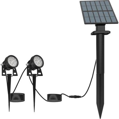 Domoletti, Gartenbeleuchtung, Solar-powered lamp Spiky, 1W, IP44, black (80 lm, IP44) Domoletti, Gartenbeleuchtung, Solar-powered lamp Spiky, 1W, IP44, black (80 lm, IP44)