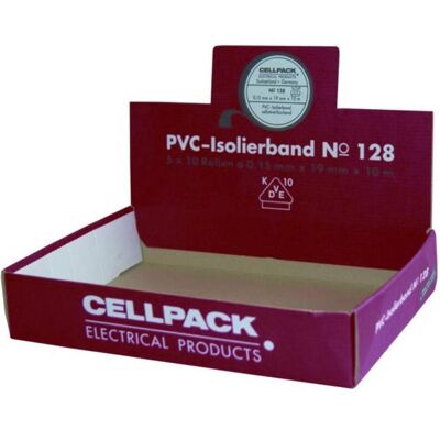 CellPack, Energiemessgerät, CELL 128 Thekenaufsteller 50 Rollen Isolierband 19x10 sort CellPack, Energiemessgerät, CELL 128 Thekenaufsteller 50 Rollen Isolierband 19x10 sort