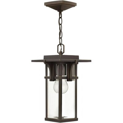 Elstead Lighting, Gartenbeleuchtung, Manhattan Aussen-Hängeleuchte E27 Ölgeriebene Bronze (E27, IP20) Elstead Lighting, Gartenbeleuchtung, Manhattan Aussen-Hängeleuchte E27 Ölgeriebene Bronze (E27, IP20)