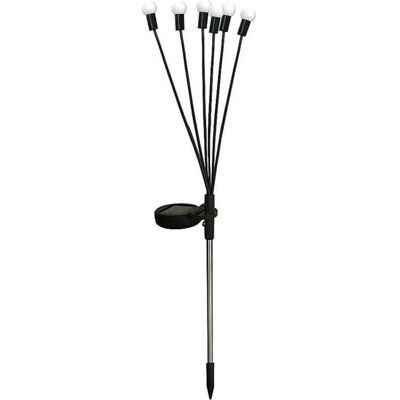 Saska Garden, Gartenbeleuchtung, Lampa Solarna Tańczące Na Wietrze Kuleczki Białe 6 LED 72cm Zimny Biały (IP44) Saska Garden, Gartenbeleuchtung, Lampa Solarna Tańczące Na Wietrze Kuleczki Białe 6 LED 72cm Zimny Biały (IP44)