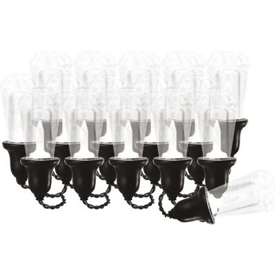 Emos, Lichterkette, LED Lichterkette – 16x Partylichter klar, 7,6 m, Aussen und Innen, Warm-weiss (7.60 m) Emos, Lichterkette, LED Lichterkette – 16x Partylichter klar, 7,6 m, Aussen und Innen, Warm-weiss (7.60 m)