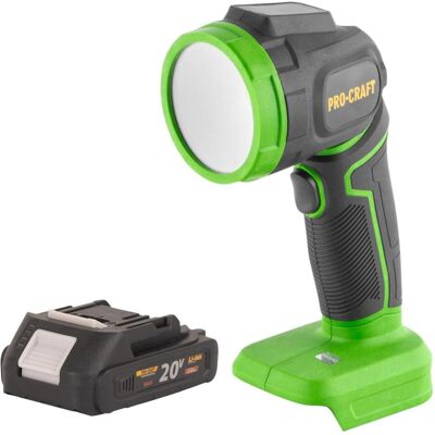 Procraft, Arbeitsleuchte, LL18bb Akku LED Strahler 20 V 300 lm + 1x Akku 2,0 Ah - ohne Ladegerät (300 lm) Procraft, Arbeitsleuchte, LL18bb Akku LED Strahler 20 V 300 lm + 1x Akku 2,0 Ah - ohne Ladegerät (300 lm)