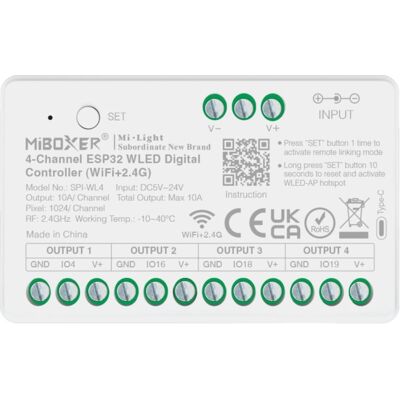 MiBoxer, Beleuchtung Zubehör, Synergy 21 Pixel LED Controller SPI-Serie WLED (2.4GHz+Wifi) 4 Kanäle *Milight/* MiBoxer, Beleuchtung Zubehör, Synergy 21 Pixel LED Controller SPI-Serie WLED (2.4GHz+Wifi) 4 Kanäle *Milight/*