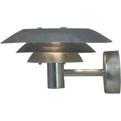 Dyberg Larsen, Gartenbeleuchtung, DL25 Aussen Wandleuchte Galvanized (G9, IP44) Dyberg Larsen, Gartenbeleuchtung, DL25 Aussen Wandleuchte Galvanized (G9, IP44)
