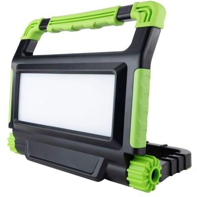 REV, Arbeitsleuchte, LED Akku Arbeitsstrahler Spot Green 50W mit Ständer (5000 lm) REV, Arbeitsleuchte, LED Akku Arbeitsstrahler Spot Green 50W mit Ständer (5000 lm)