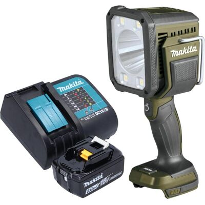 Makita, Arbeitsleuchte, DML 812 ST1 Akku Handstrahler 18 V 1250 lm LED Olive Grün Outdoor Adventure Sonderedition + (1250 lm) Makita, Arbeitsleuchte, DML 812 ST1 Akku Handstrahler 18 V 1250 lm LED Olive Grün Outdoor Adventure Sonderedition + (1250 lm)
