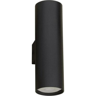 Nova Luce, Gartenbeleuchtung, NOSA Wandleuchte GU10 2-fach Schwarz 5,6x8x18cm dimmbar 9450882 (GU10) Nova Luce, Gartenbeleuchtung, NOSA Wandleuchte GU10 2-fach Schwarz 5,6x8x18cm dimmbar 9450882 (GU10)