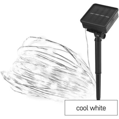 Emos, Lichterkette, LED-Nanokette mit Solarpanel, kupferfarben, 12 m, Aussen und Innen, Kaltweiss, Timer (12 m) Emos, Lichterkette, LED-Nanokette mit Solarpanel, kupferfarben, 12 m, Aussen und Innen, Kaltweiss, Timer (12 m)