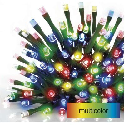 Emos, Lichterkette, Weihnachtsbeleuchtung 180 farbige LEDs (18 m) Emos, Lichterkette, Weihnachtsbeleuchtung 180 farbige LEDs (18 m)