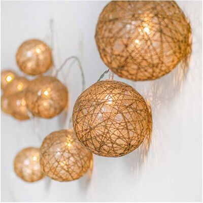 Newgarden, Lichterkette, PALLINA LED Balkon und Garten Lichterkette warmweiss Innen & Aussen IP44 (3.30 m) Newgarden, Lichterkette, PALLINA LED Balkon und Garten Lichterkette warmweiss Innen & Aussen IP44 (3.30 m)