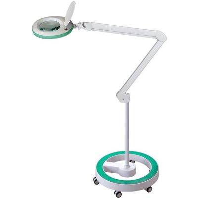 Lumeno, Arbeitsleuchte, LED Lupenleuchte 721X-MKIII, inkl. Rollstativ 6159, 8 Dioptrien, grün (950 lm) Lumeno, Arbeitsleuchte, LED Lupenleuchte 721X-MKIII, inkl. Rollstativ 6159, 8 Dioptrien, grün (950 lm)