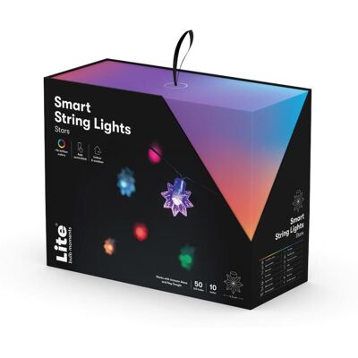 Lite Bulb Moments Smart Outdoor Light Chain - Sterne - 10 m Lite Bulb Moments Smart Outdoor Light Chain - Sterne - 10 m