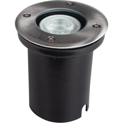 Kanlux MORO N Außenbodenleuchte - Edelstahl, GU10, IP67 Kanlux MORO N Außenbodenleuchte - Edelstahl, GU10, IP67