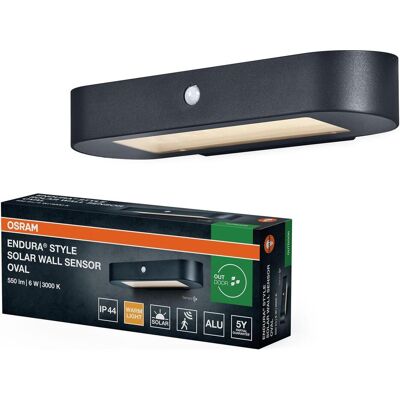 Osram, Gartenbeleuchtung, Endura Style solar WALL Sensor Wall Sensor 6W 3000K (540 lm, IP44) Osram, Gartenbeleuchtung, Endura Style solar WALL Sensor Wall Sensor 6W 3000K (540 lm, IP44)