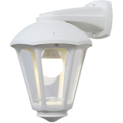 Fumagalli, Gartenbeleuchtung, Wall lantern with arm nardo/giampy, clear, e27, white, 210 x 270 x 315 mm (E27, IP55) Fumagalli, Gartenbeleuchtung, Wall lantern with arm nardo/giampy, clear, e27, white, 210 x 270 x 315 mm (E27, IP55)