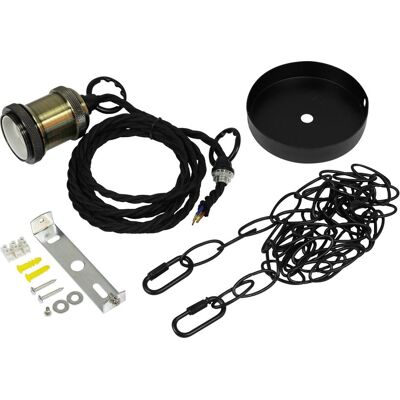 Synergy 21, Beleuchtung Zubehör, E27 Big-LED Fassung 2 Kupfer mit Kette Synergy 21, Beleuchtung Zubehör, E27 Big-LED Fassung 2 Kupfer mit Kette
