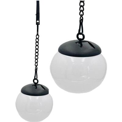Saska Garden, Gartenbeleuchtung, Lampa Solarna Plastikowa Kula Wisząca Na Klips 10x30cm Kpl.2szt Saska Garden, Gartenbeleuchtung, Lampa Solarna Plastikowa Kula Wisząca Na Klips 10x30cm Kpl.2szt