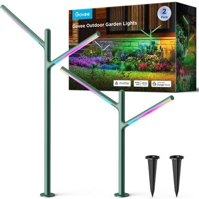 Govee, Gartenbeleuchtung, RGBICWW Garden Lights (1100 lm, IP66, IP67) Govee, Gartenbeleuchtung, RGBICWW Garden Lights (1100 lm, IP66, IP67)