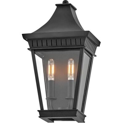 Elstead Lighting, Gartenbeleuchtung, Elstead Chapel Hill Aussenwandleuchte E14 2-fach Museum Schwarz Schwarz IP44 (E14, IP44) Elstead Lighting, Gartenbeleuchtung, Elstead Chapel Hill Aussenwandleuchte E14 2-fach Museum Schwarz Schwarz IP44 (E14, IP44)