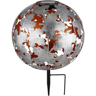 Globo, Gartenbeleuchtung, Solarleuchte Metall Silbergrau, 1xled (IP44) Globo, Gartenbeleuchtung, Solarleuchte Metall Silbergrau, 1xled (IP44)