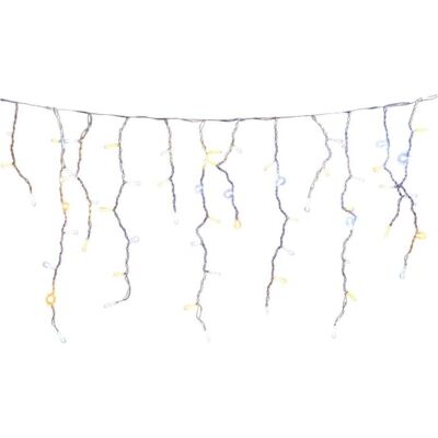 Christmas To, Lichterkette, Garland of light bulbs Icicle, 18 m,warm/cold white, 714 LED (18 m) Christmas To, Lichterkette, Garland of light bulbs Icicle, 18 m,warm/cold white, 714 LED (18 m)
