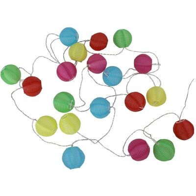 H & S Collection, Lichterkette, Partybeleuchtung im Freien. 20 LED-Laternen. Ip44 (10.70 m) H & S Collection, Lichterkette, Partybeleuchtung im Freien. 20 LED-Laternen. Ip44 (10.70 m)