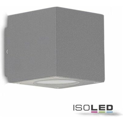 Fiai IsoLED Wandleuchte - 2x3W Cree, IP54, Silber, Warmweiß Fiai IsoLED Wandleuchte - 2x3W Cree, IP54, Silber, Warmweiß
