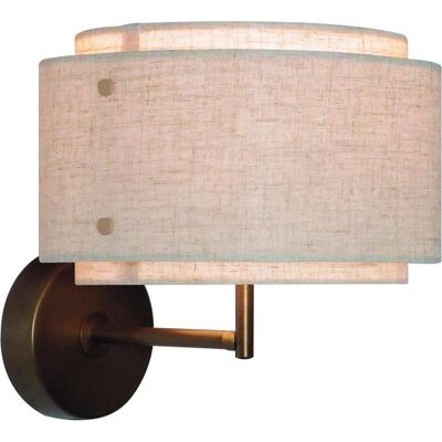 Nordlux Takai Wandleuchte - Beige, E27, 25cm hoch Nordlux Takai Wandleuchte - Beige, E27, 25cm hoch