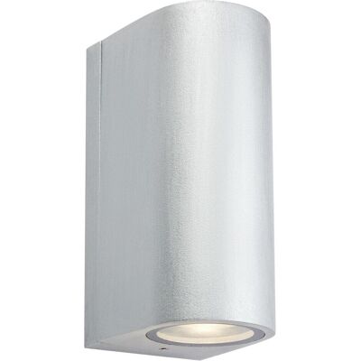 Markslöjd, Gartenbeleuchtung, ALOR Wall 2L Silver (400 lm, IP44, IP65) Markslöjd, Gartenbeleuchtung, ALOR Wall 2L Silver (400 lm, IP44, IP65)