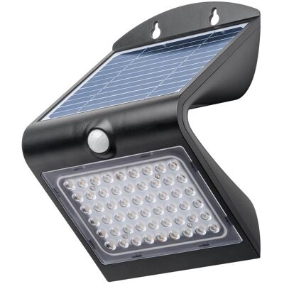 Goobay, Gartenbeleuchtung, LED-Solar-Wandleuchte mit Bewegungsmelder, 4 W, schwarz (500 lm, IP65) Goobay, Gartenbeleuchtung, LED-Solar-Wandleuchte mit Bewegungsmelder, 4 W, schwarz (500 lm, IP65)